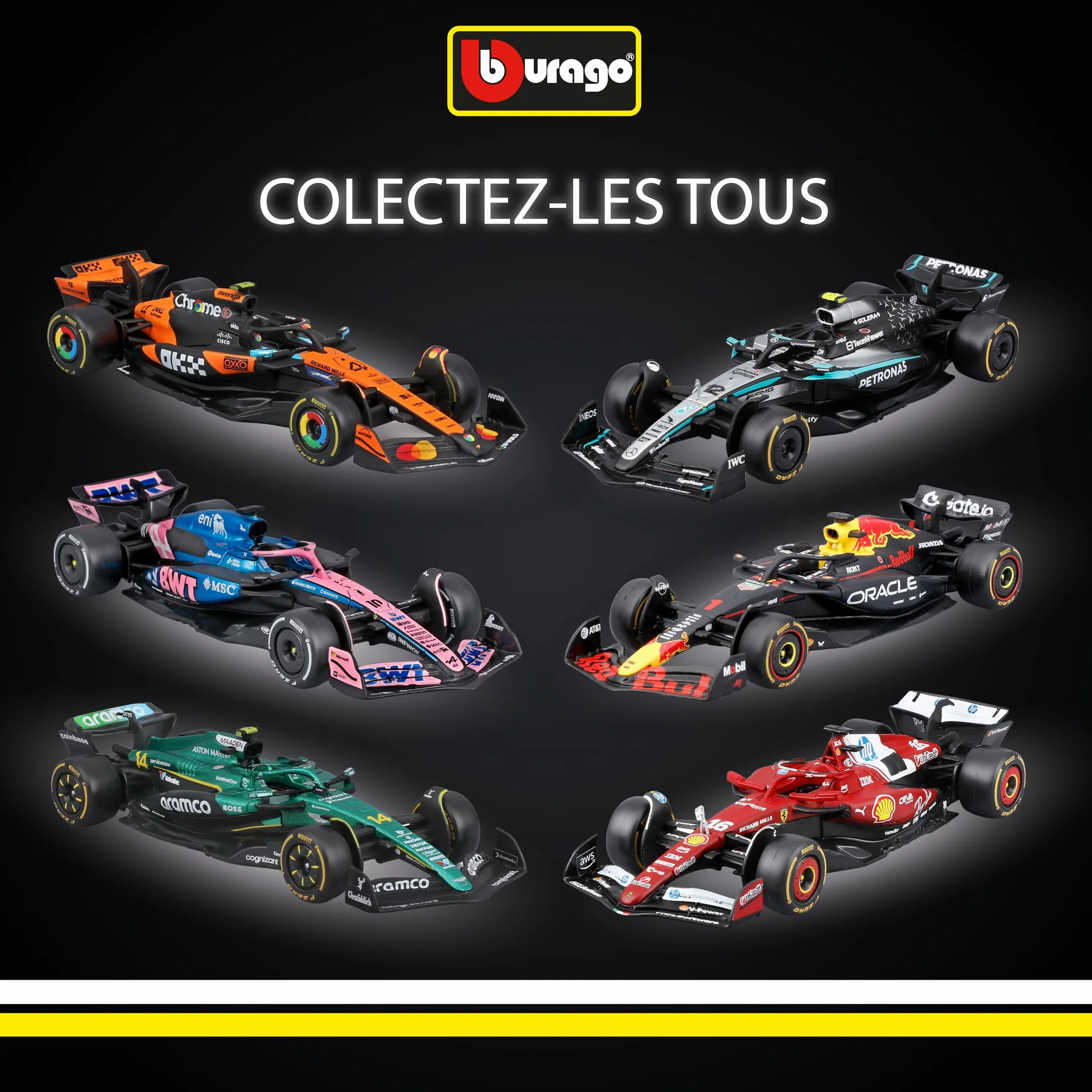 Bburago F1 Ferrari SF-25 #44 Lewis Hamilton 2025 Voiture Miniature Échelle 1:64 Réplique Officielle Ferrari