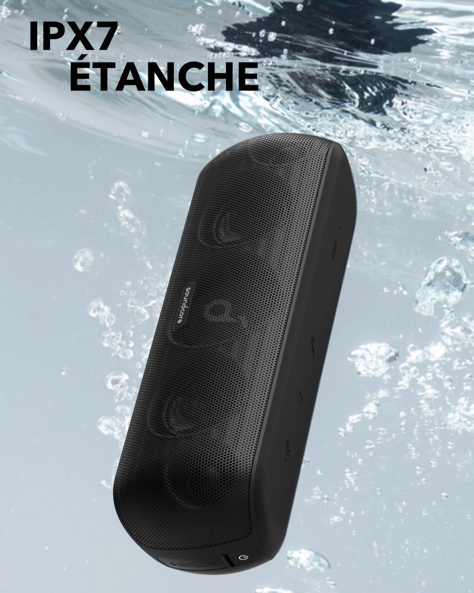 Soundcore Motion+ Enceinte Bluetooth 30W Son Hi-Res IPX7 12 Heures Autonomie USB-C