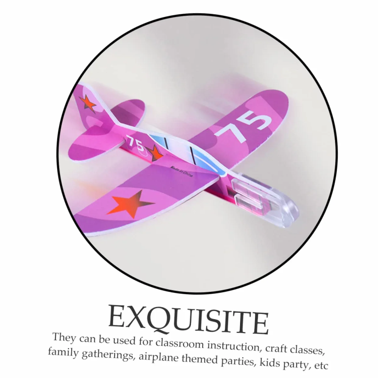 SUPVOX 30 pièces Jouet Avion Planeur pour Garçon Fille Extérieur