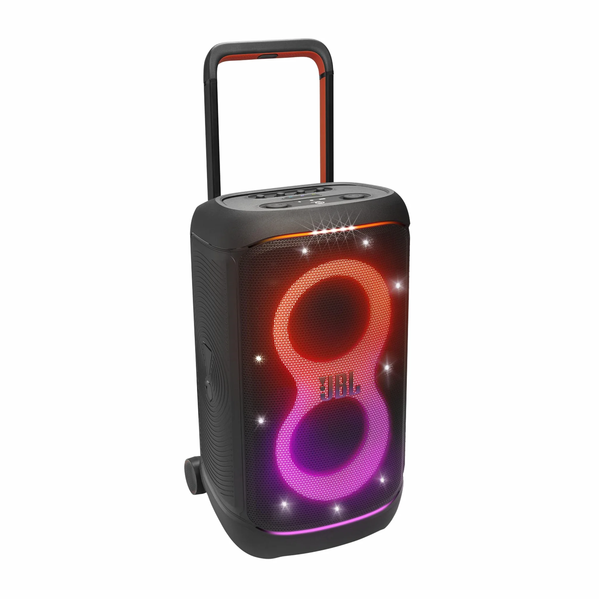 JBL Partybox 520 Enceinte Bluetooth sans Fil IPX4 Noir 15h Autonomie Spectacle Lumineux AI Sound Boost
