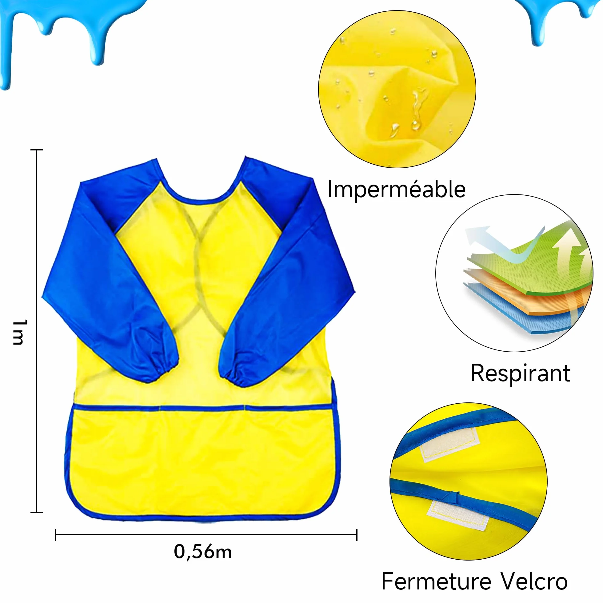 Shuttle Art Peinture au Doigt pour Enfants, 53 Pièces, Lavable, Non Toxique, 14 Couleurs