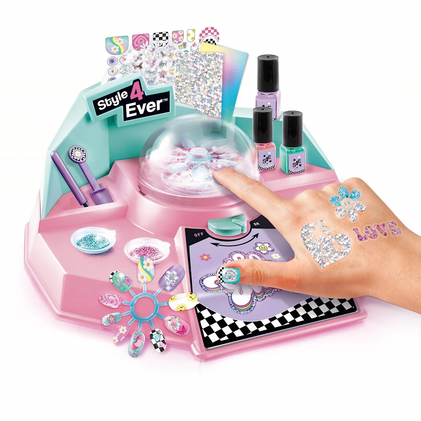 Canal Toys Style 4 Ever Jouet Bar à Ongles et Tatouages Institut de Beauté Miniature Enfant 8 Ans+