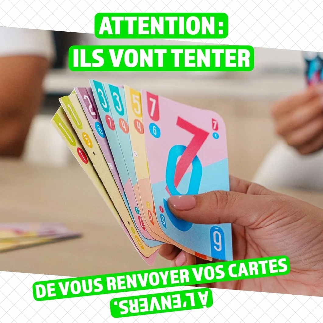 Space Cowboys Jeu de Cartes stratégique Downup Facile à Apprendre 8 Ans 2-5 Joueurs Version française