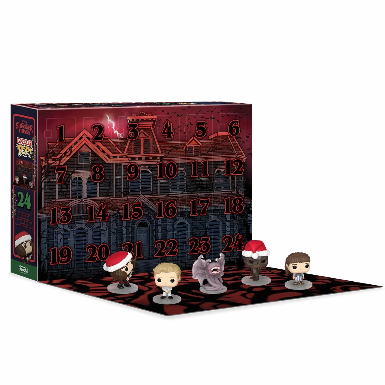 Funko Advent Calendar: Stranger Things 2024 - Calendrier de l'Avent - 24 Mini-figurines Vinyle à Collectionner