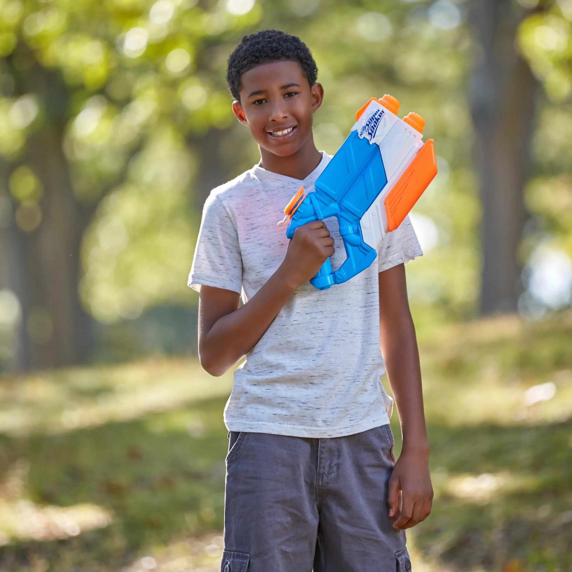 Nerf Super Soaker Twin Tide Blaster à Eau Puissant pour Enfant dès 6 Ans