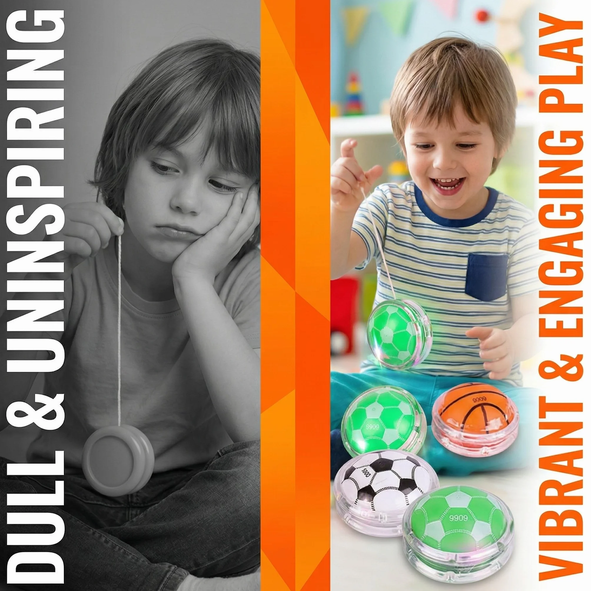 Enfants Yo-yo 10PCS Yoyo Jouets Professionnel Puzzle pour Débutants Jouet Rétro Cadeaux