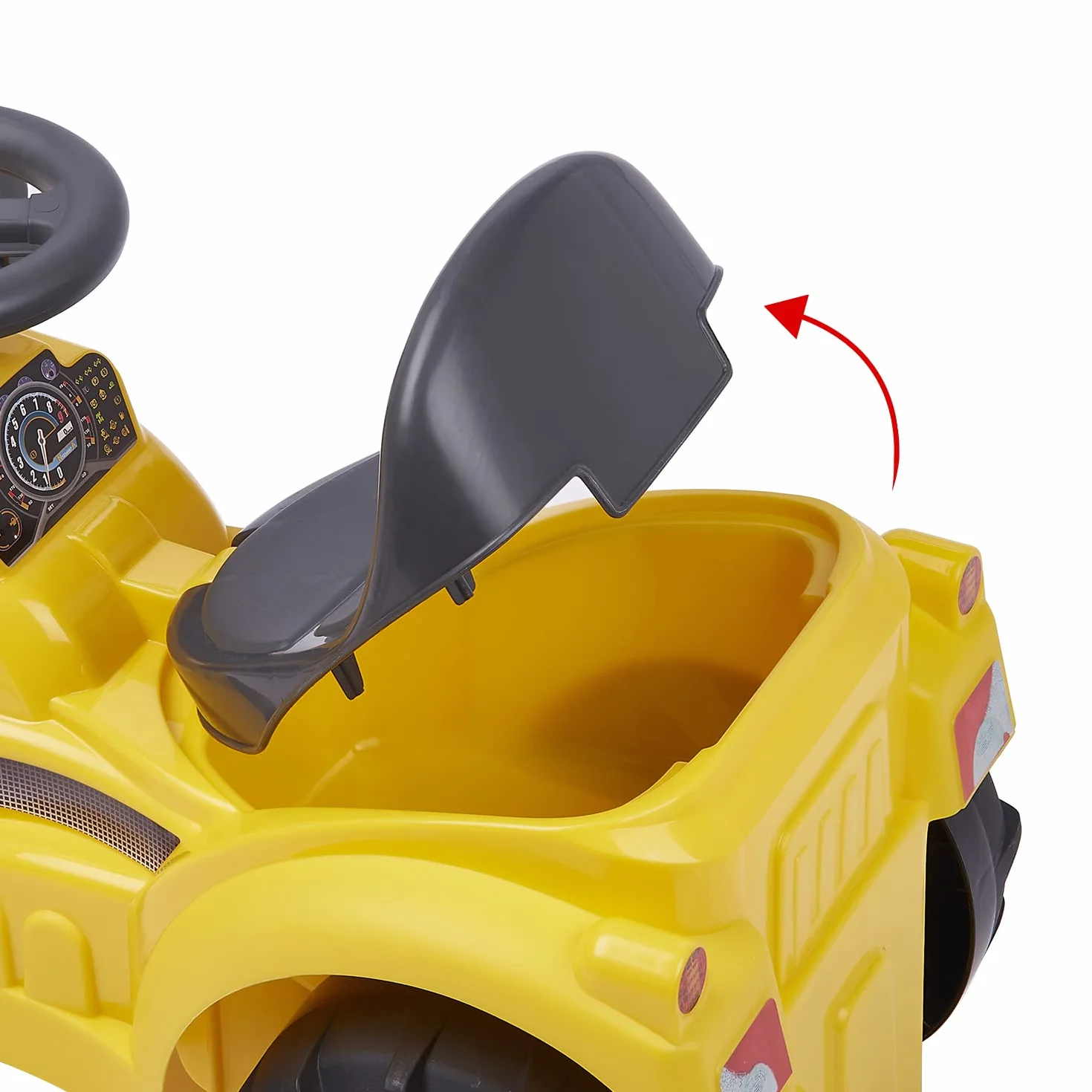 Ecoiffier Porteur Tracto Pelle Jaune Jeu Plein Air Enfants 12-36 Mois Origine France
