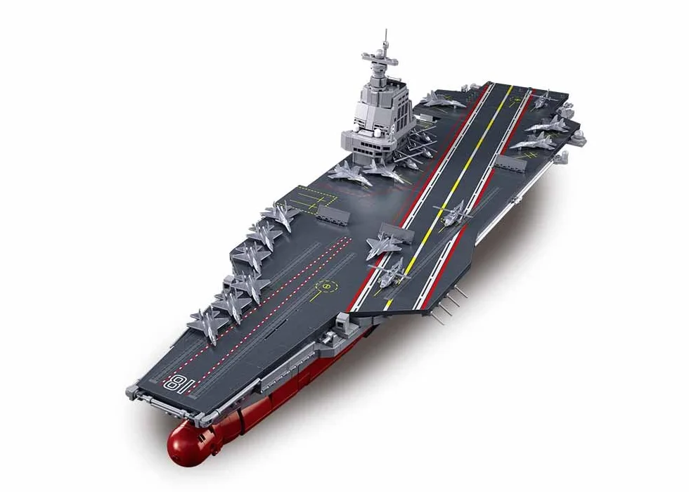 Sluban Fujian M38-B1188 Porte-avions échelle 1:450 1312 pièces
