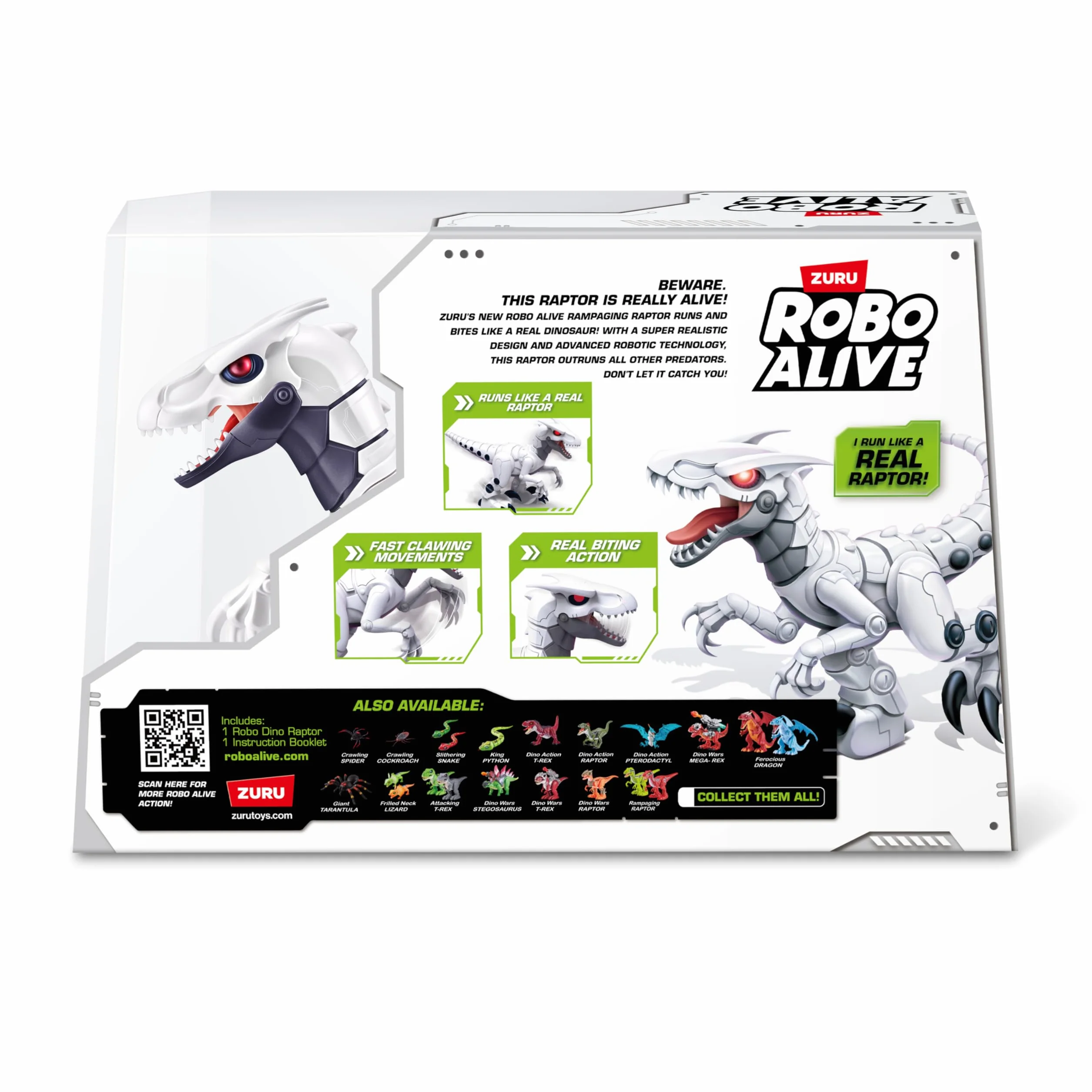 Robo Alive Robo Dino Raptor de ZURU