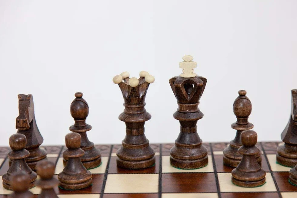 Ambassador Grand jeu d'échecs EL GRANDE 51 x 52.5 cm a 2 joueurs
