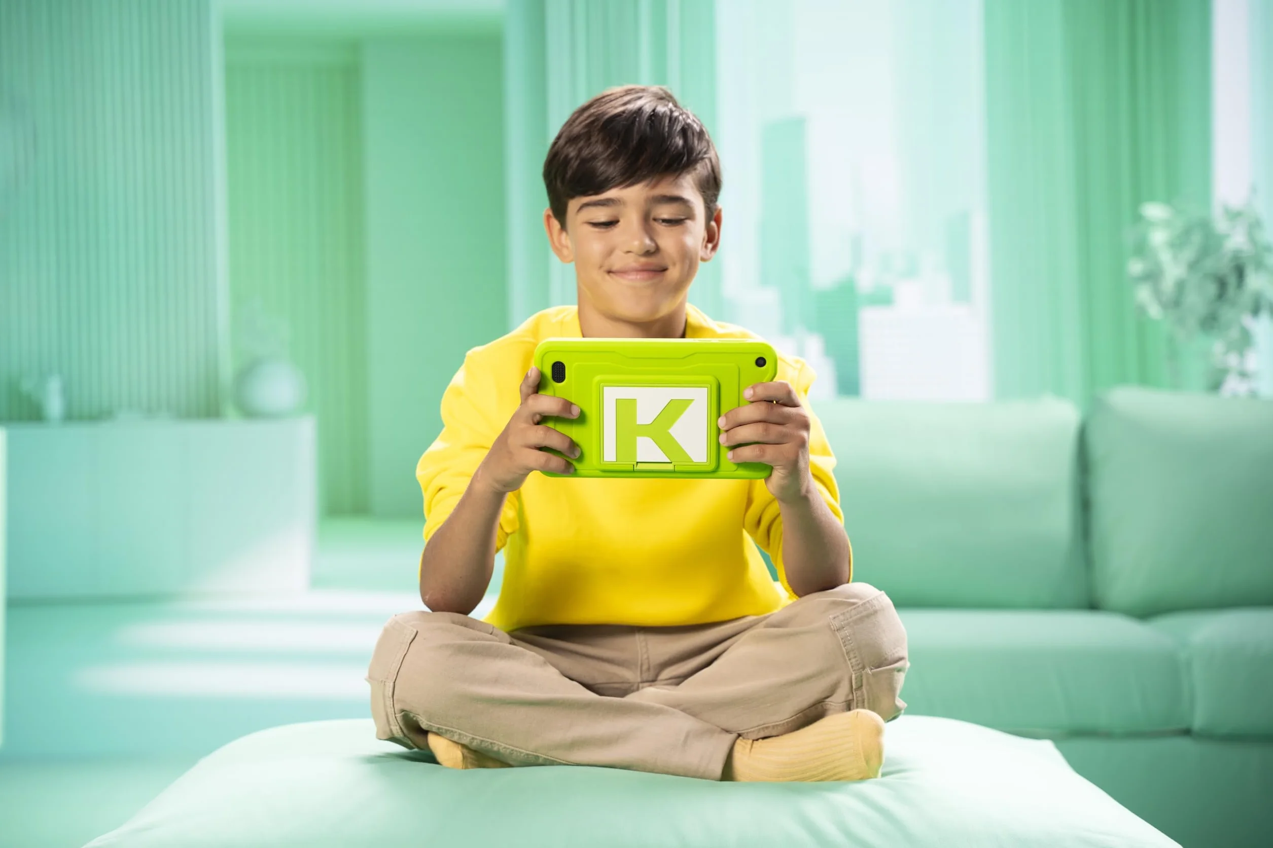 Kurio - La Tablette 7 Pouces Gulli Motion Edition 32Go pour Enfants - Android 15 - Contrôle Parental Personnalisable & navigateur sécurisé - Plus de 2h de vidéos Gulli + 10 Jeux exclusifs Inclus