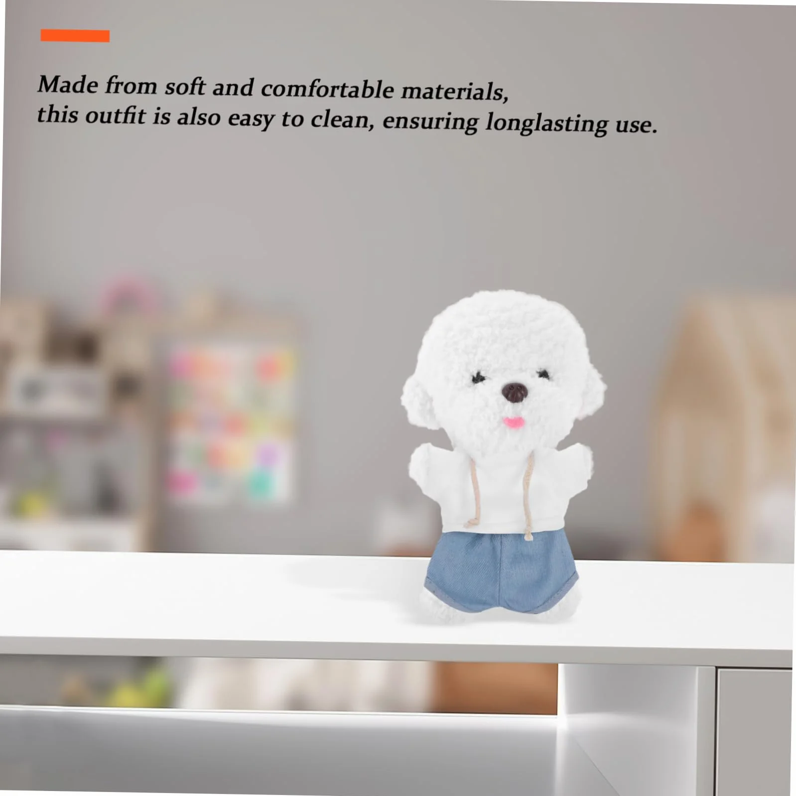 Ensemble Sweat-Shirt À Capuche Et Jean pour Poupée 20 Cm Tenue Réutilisable
