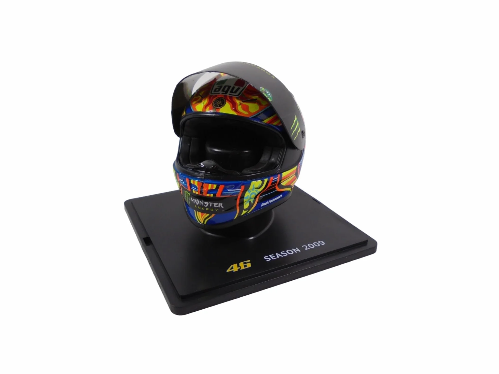 Casque Valentino Rossi Moto GP 2009 Yamaha YZR-M1 CR006BC Échelle 1/5