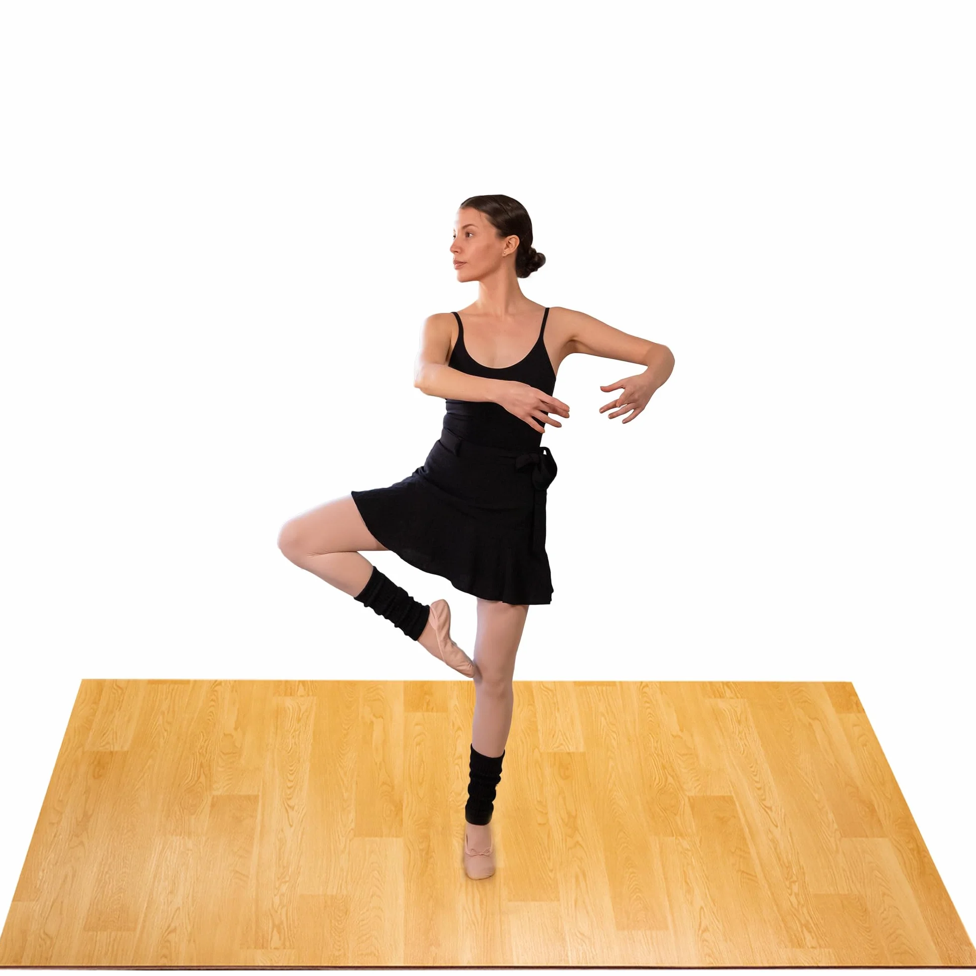 Tapis de Danse Marley Portable 183 x 122 cm PVC 5 mm pour Ballet Claquettes Irish Dance