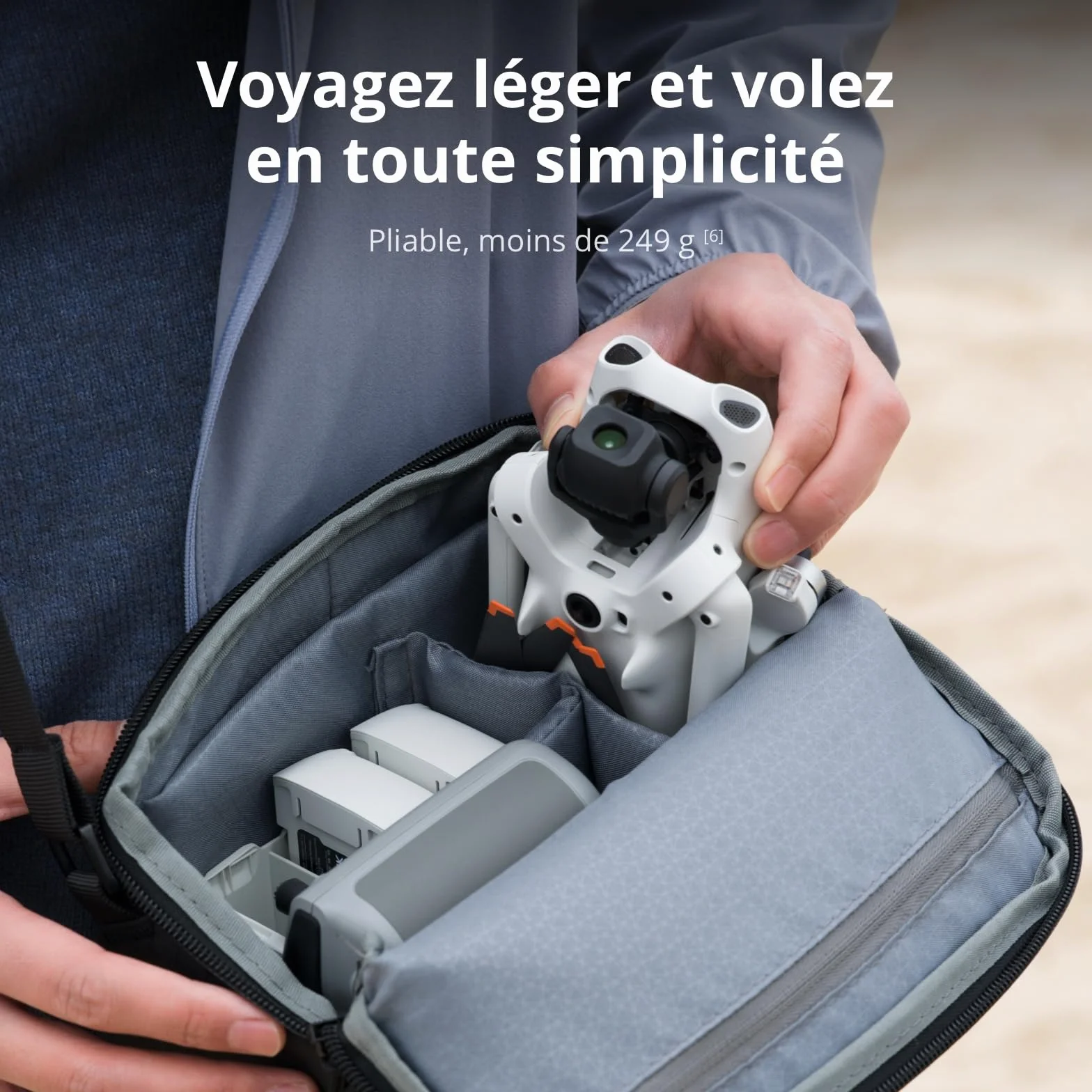 DJI Lito 1 Bundle Deux Batteries RC-N3, drone avec caméra 4K, détection d’obstacles, ActiveTrack, vidéo 4K et image 8K, transmission 15 km