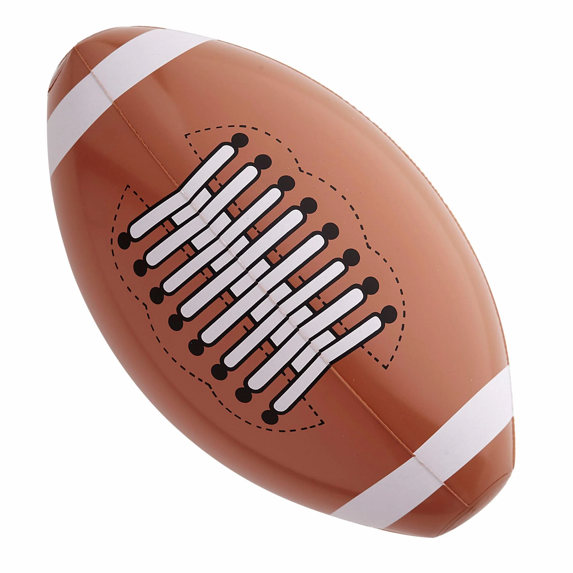 Ballon de football américain gonflable 36 cm WIDMANN MILANO Party Fashion 1856A