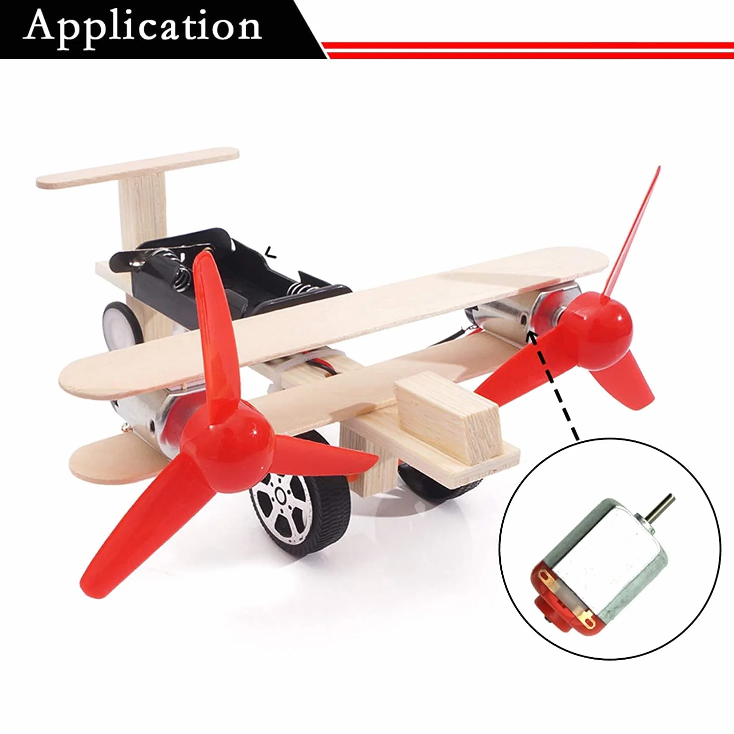 Kit de Apprentissage Électrique DC Mini Moteurs 8 Set 1.5-3V 12000-15000 RPM