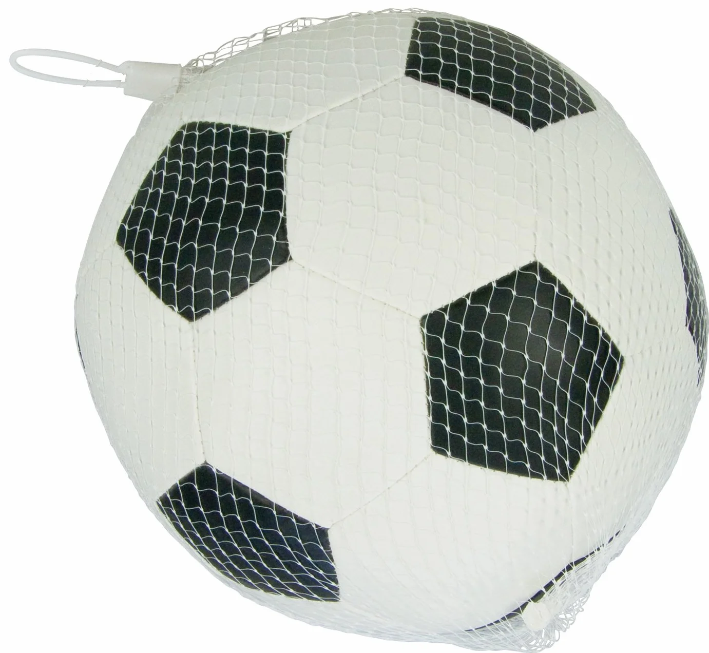 Lena Soft Football Noir Blanc 18 cm Balle de Jeu pour Enfants à partir de 12 Mois