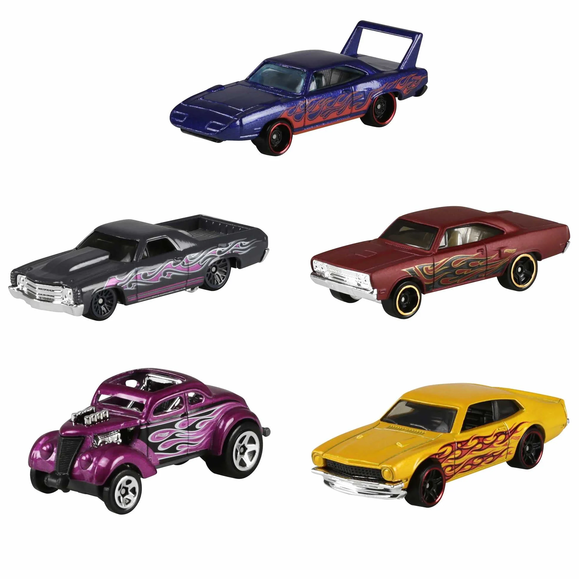 Hot Wheels Lot 5 Voitures 1:64 Jouet Collection Enfant 3 Ans+