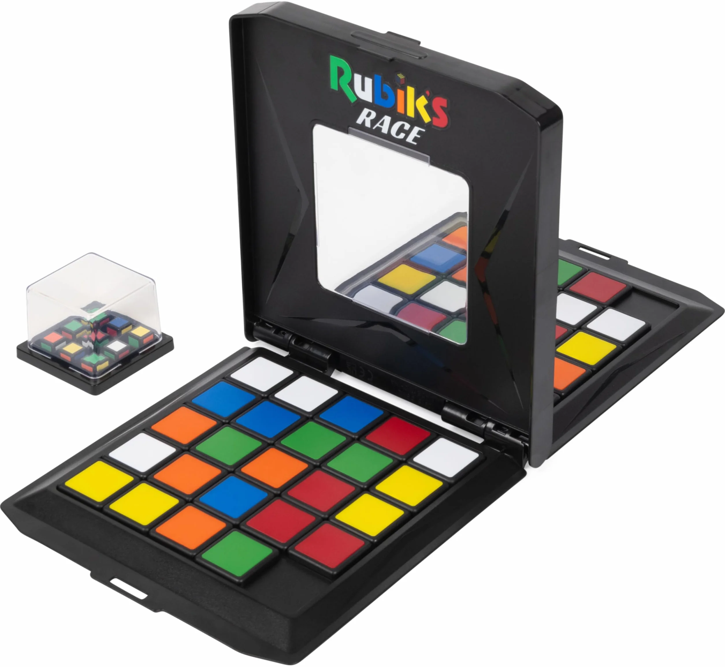 Rubik's Cube Rubiks Race Version Classique - Jeu De Société 3X3 - Stratégie Face à Face - Jeu Casse-Tête Adulte Et Enfant 7 Ans Et +