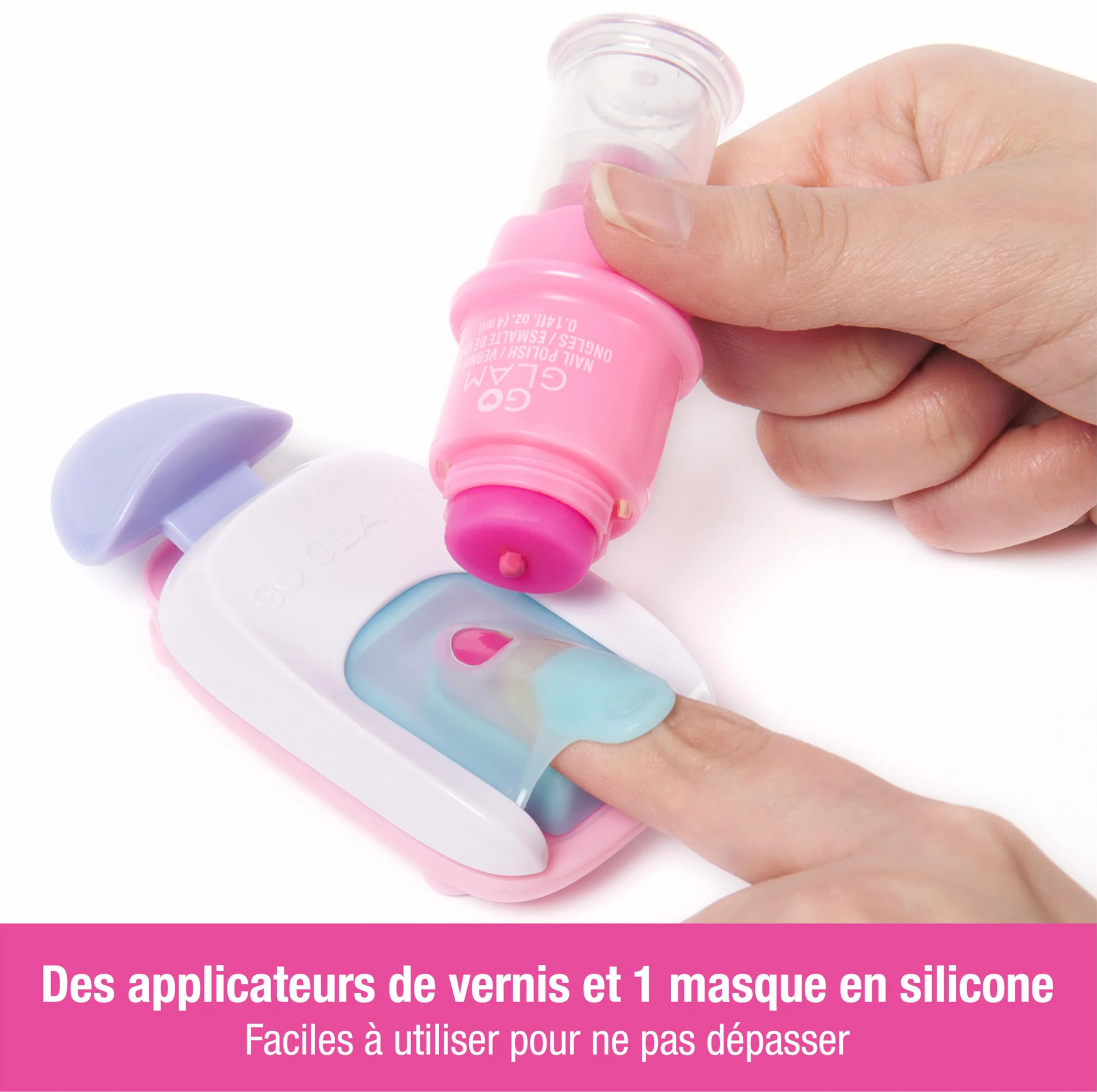 Cool Maker Go Glam Nail Studio Machine Manucure 200 Ongles Kit Loisirs Créatifs Jouet Enfant 7 Ans+