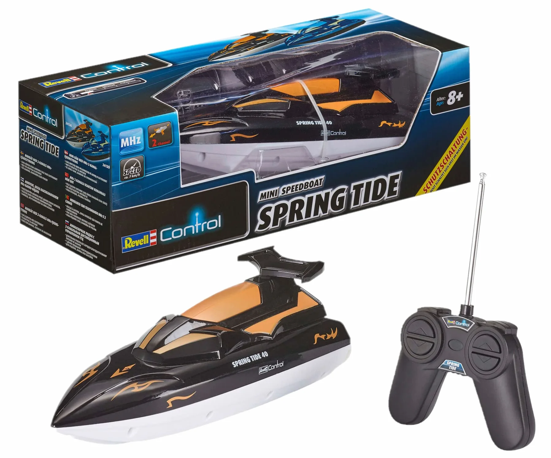 Revell Control Bateau 24136 Noir/Orange