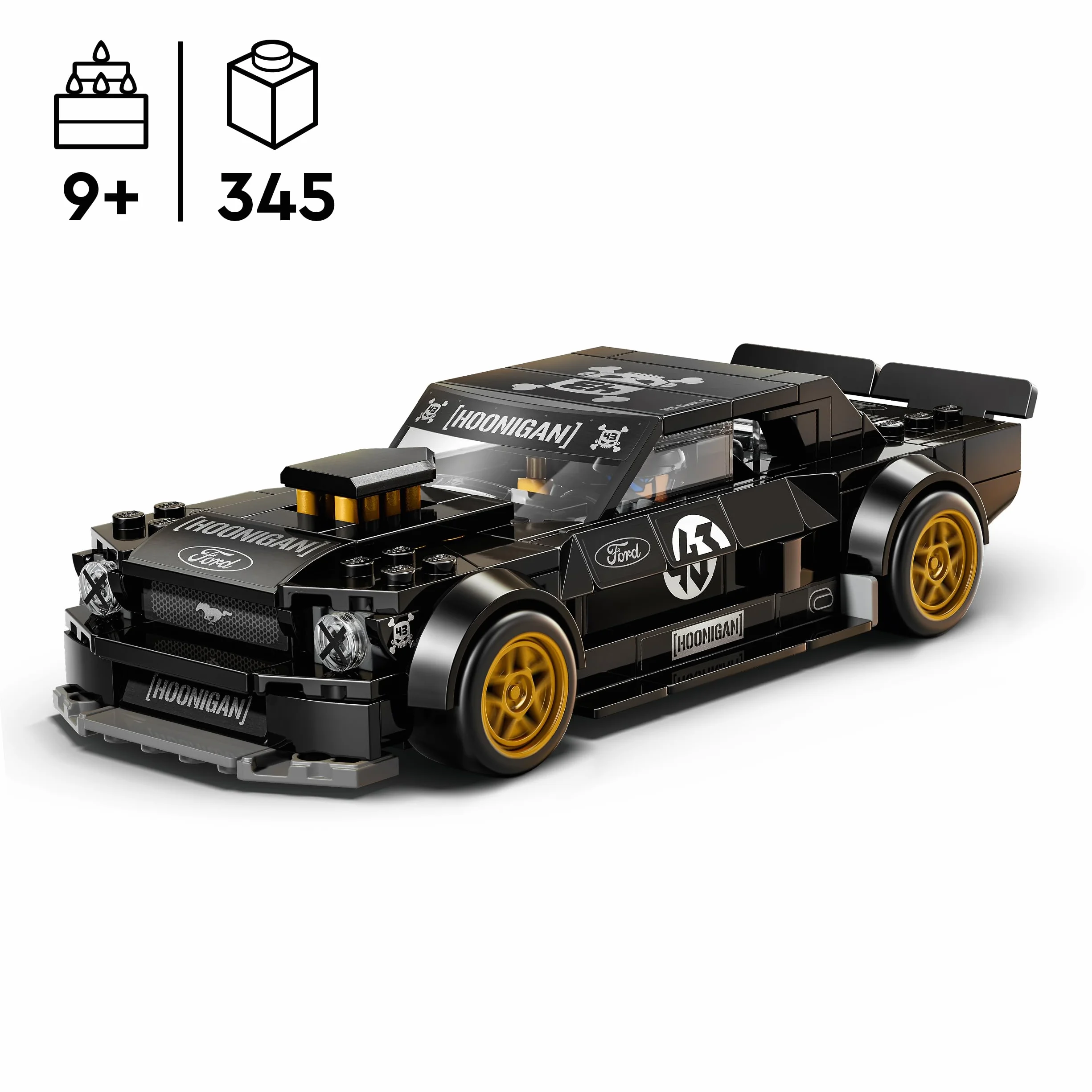 LEGO Speed Champions Ford Mustang Hoonicorn V1 1965 Ken Block Voiture Maquette Minifigurine Collector 77262