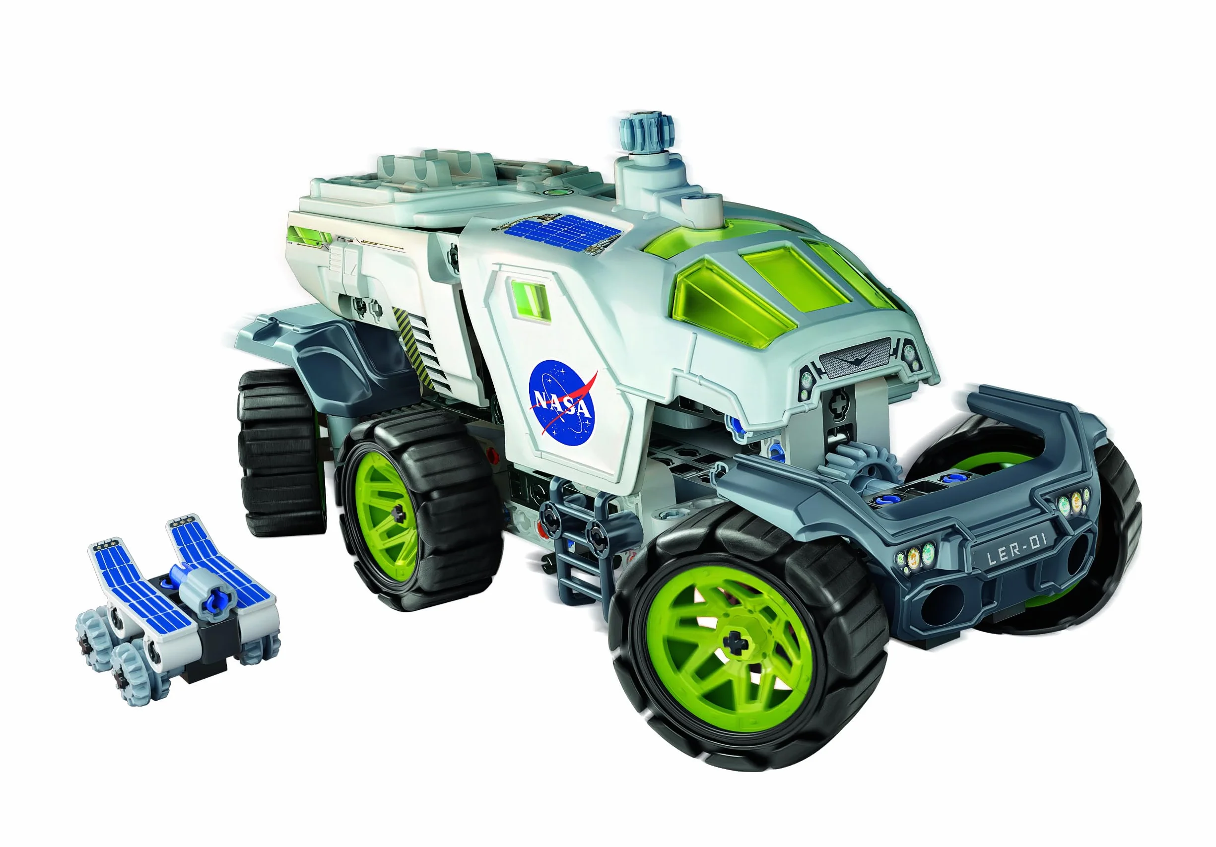 Clementoni Rover Spatial NASA Modèle motorisé Futuriste Exploration Mars Atelier Construction créatif Jeux Éducatif Enfant 8ans