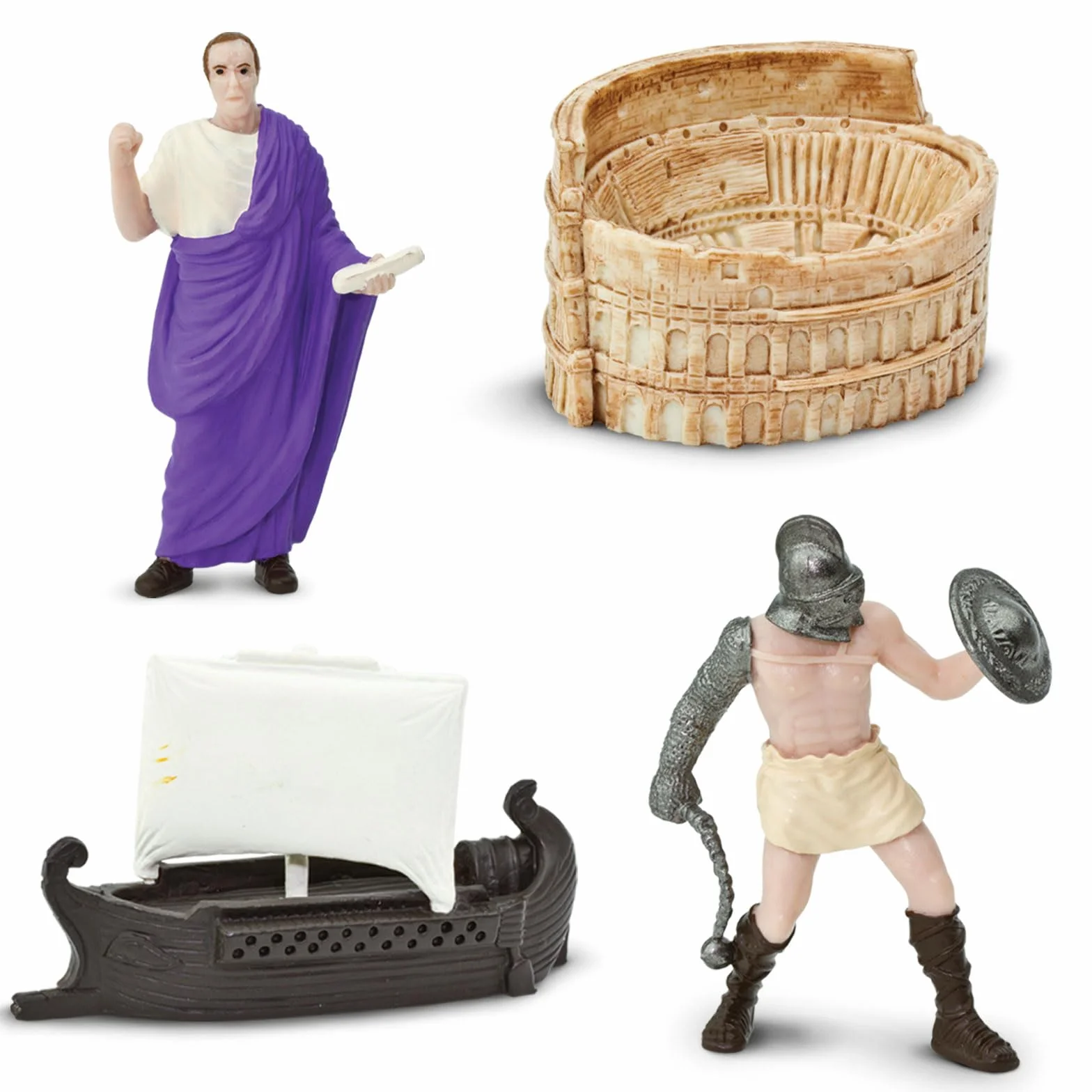 Toob Safari Super Rome Antique Miniatures Multicolore