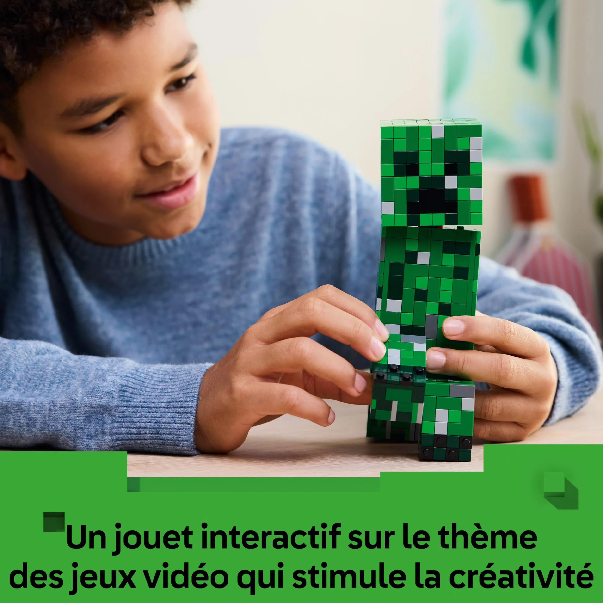 LEGO Minecraft Le Creeper Jouet de Construction Figurine Articulée 21276