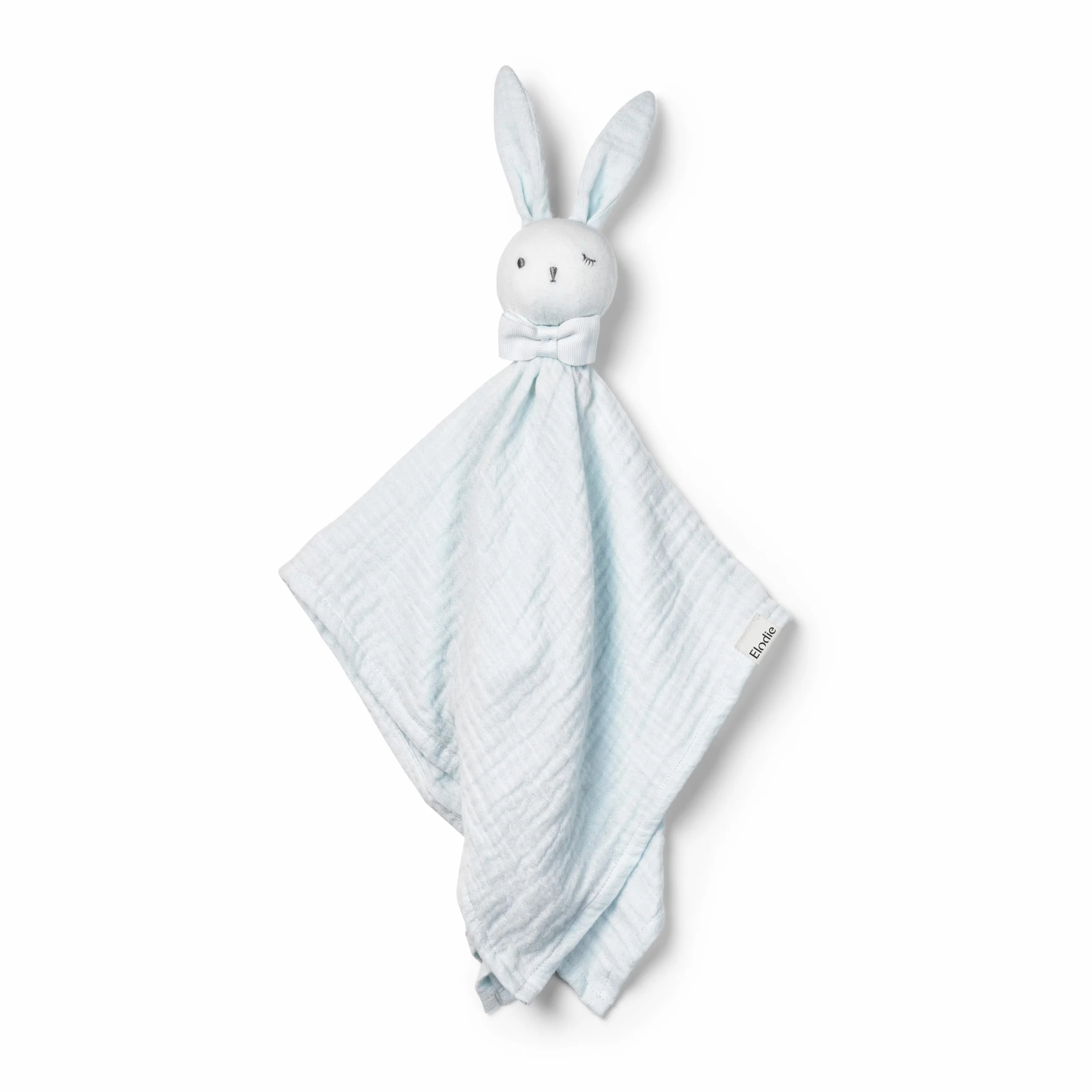 Elodie Details Doudou Lapin Mouchoir 51 x 51 cm 100% Coton Bio Oeko-Tex Bermuda Blue