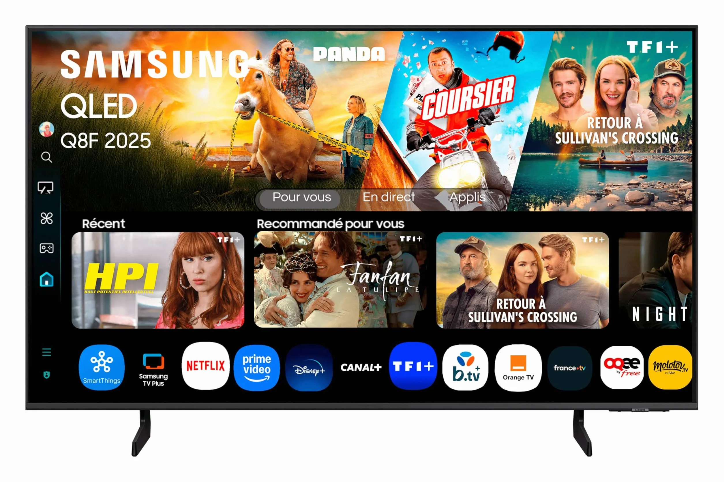 Samsung 43 Pouces QLED 43Q8F 4K Smart TV, Quantum Dots, HDR, Q-Symphony