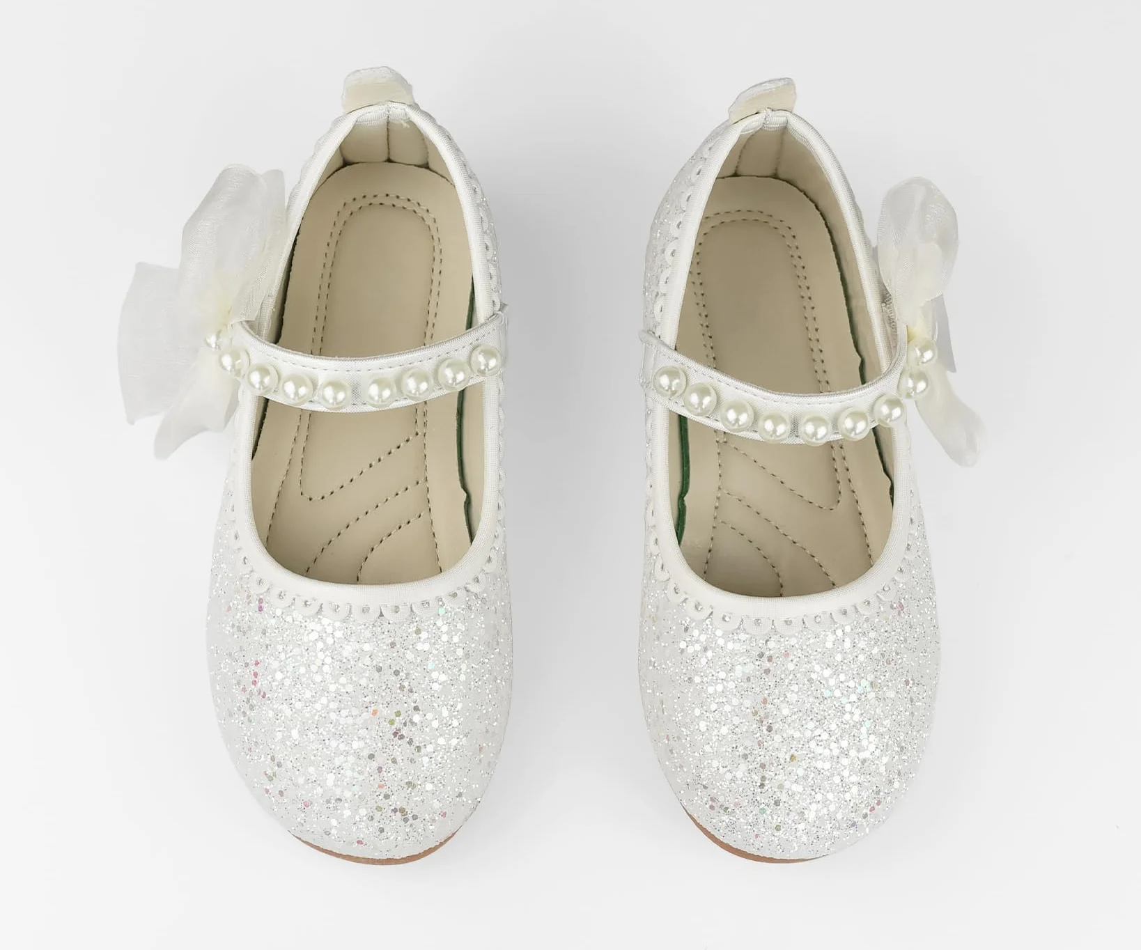 Chaussures de Princesse Paillettes pour Filles Scintillantes