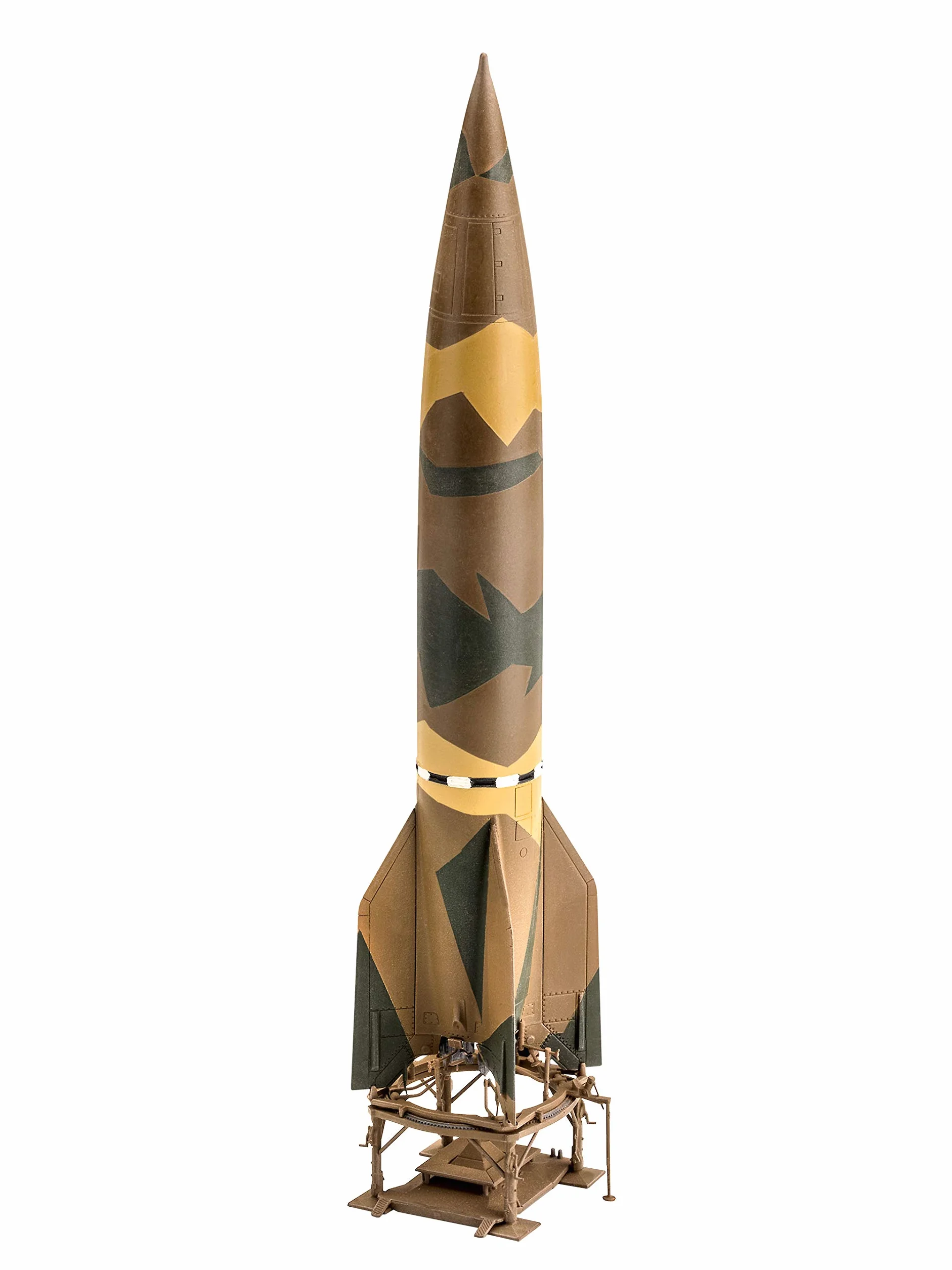 Maquette Missile Allemand V2/A2 avec Base de Lancement