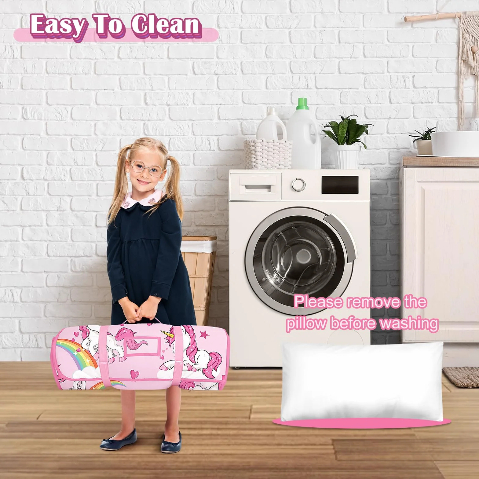 Sac de Couchage Enfant Oreillers Amovibles Couvertures Camping