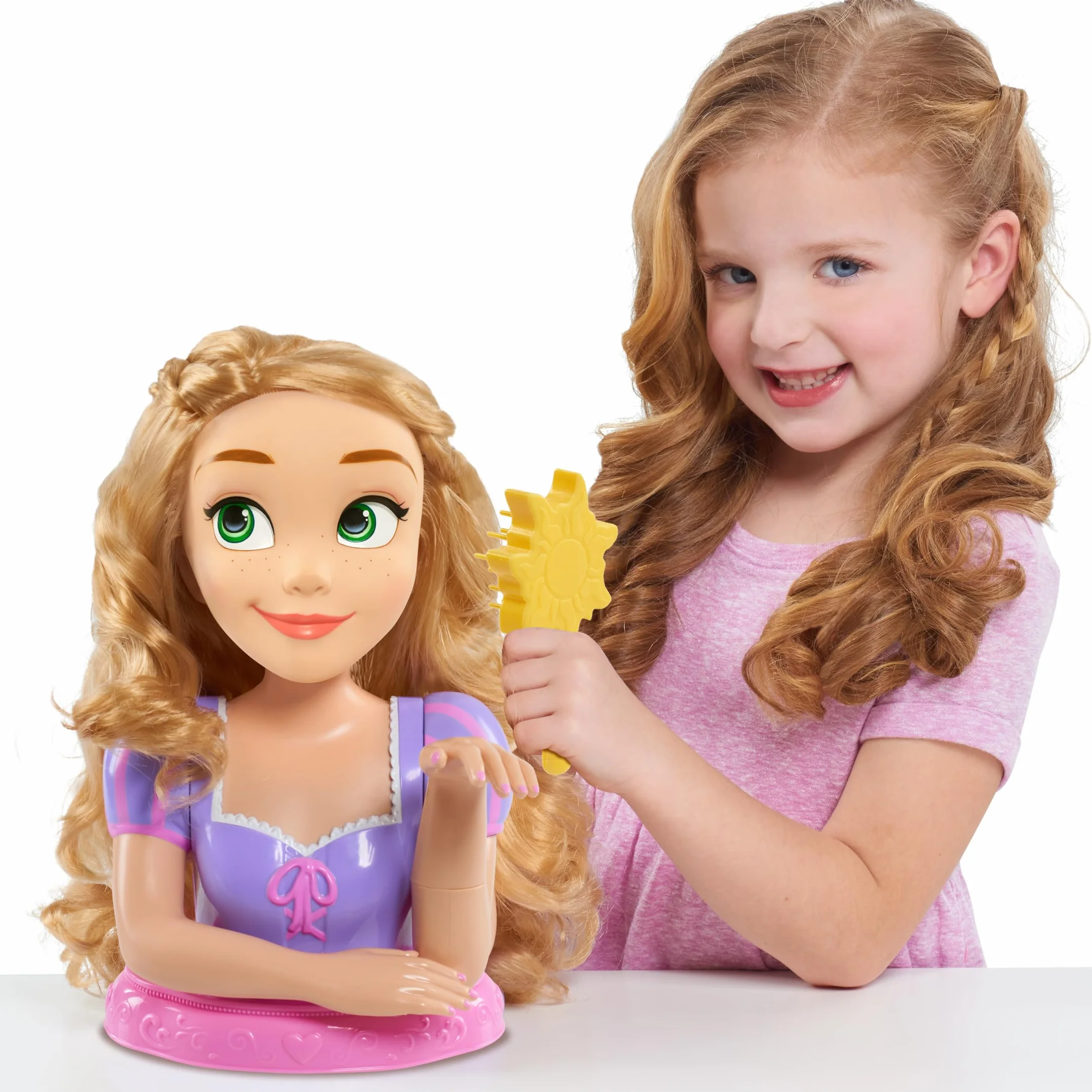 Just Play Tête à coiffer de Luxe Rapunzel, 13 Accessoires