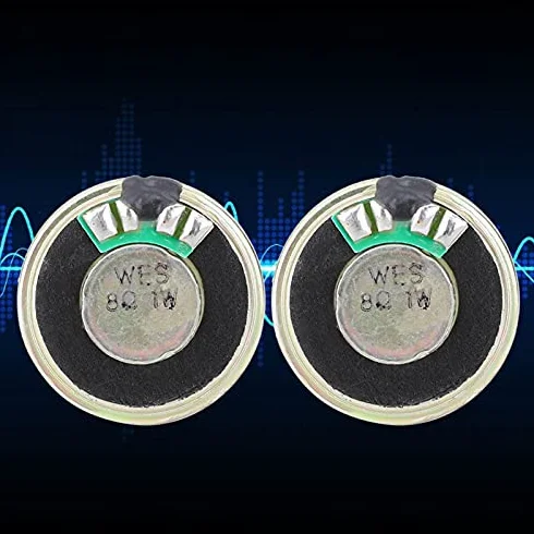 Haut-Parleurs Stéréo 8Ω 1W 28mm Aimant Premium pour Remplacement Audio Projets DIY
