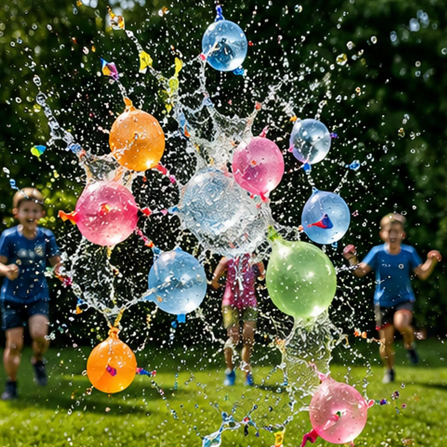 Bombe à Eau 444 pcs, Ballon d'Eau avec Buse d'Arrosage, Remplissage Rapide 60 Secondes, Jouets d'Été pour Enfants