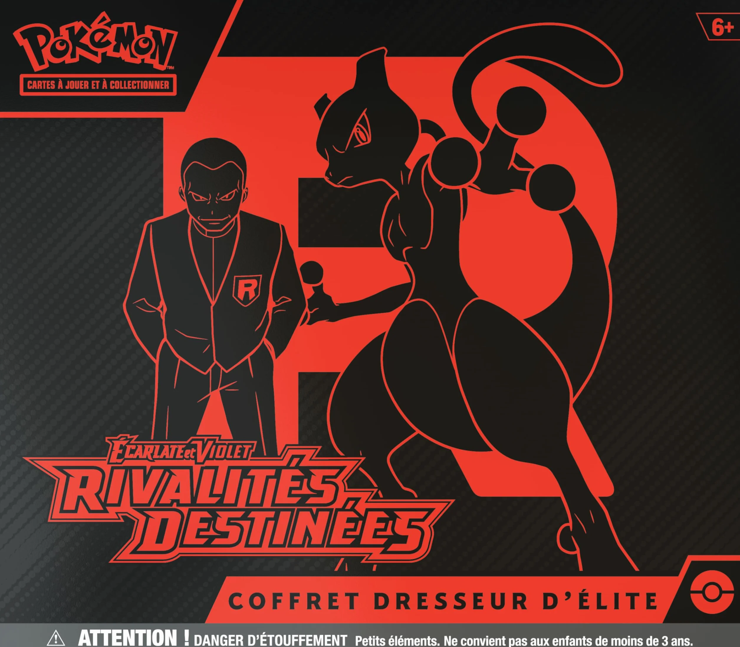 Pokémon JCC: Coffret Dresseur d’élite Écarlate et Violet – Rivalités Destinées du JCC Pokémon (1 Carte Promo entièrement illustrée, 9 boosters et des Accessoires de Jeu Premium)