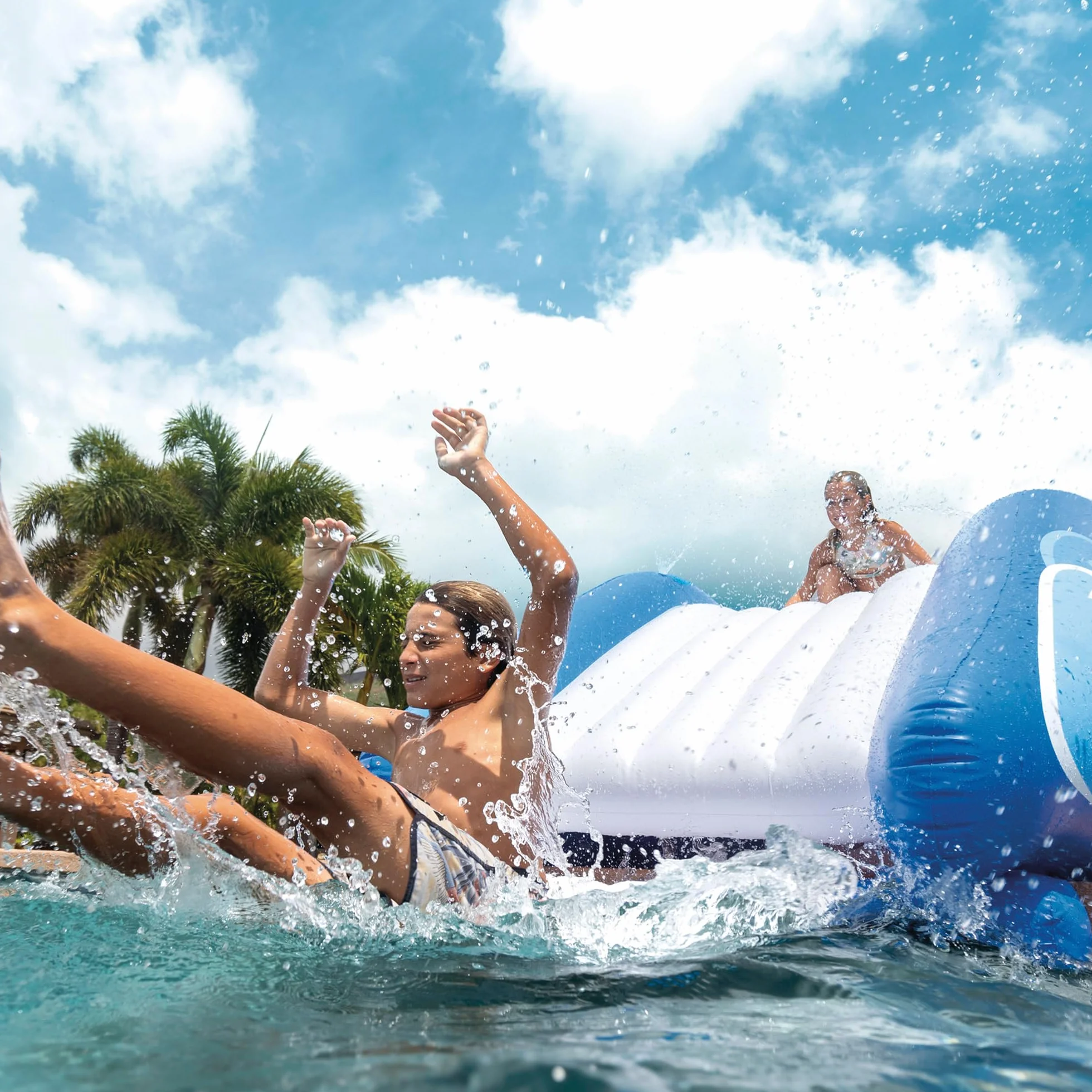 Intex Toboggan pour Piscine Enterrée