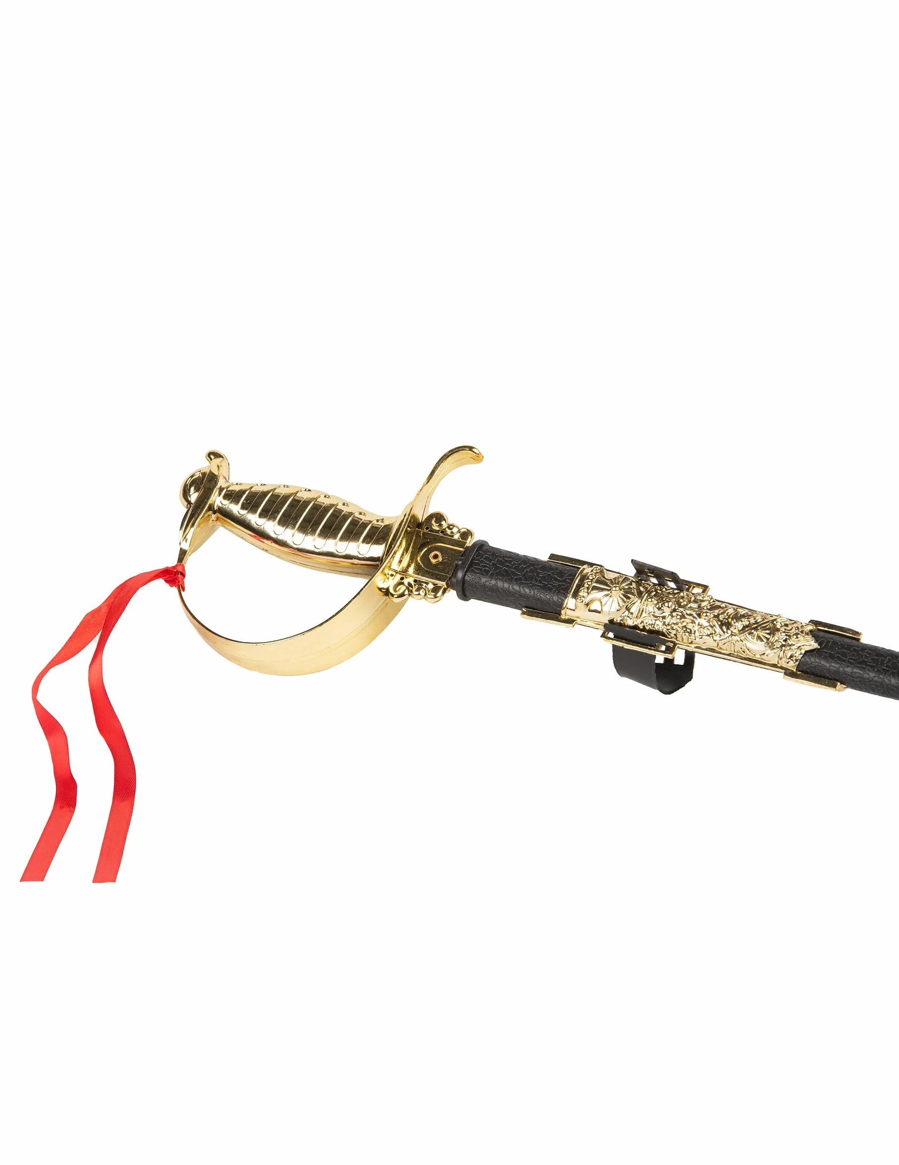 Sabre républicaine manche doré 66 cm avec étui adulte carnaval