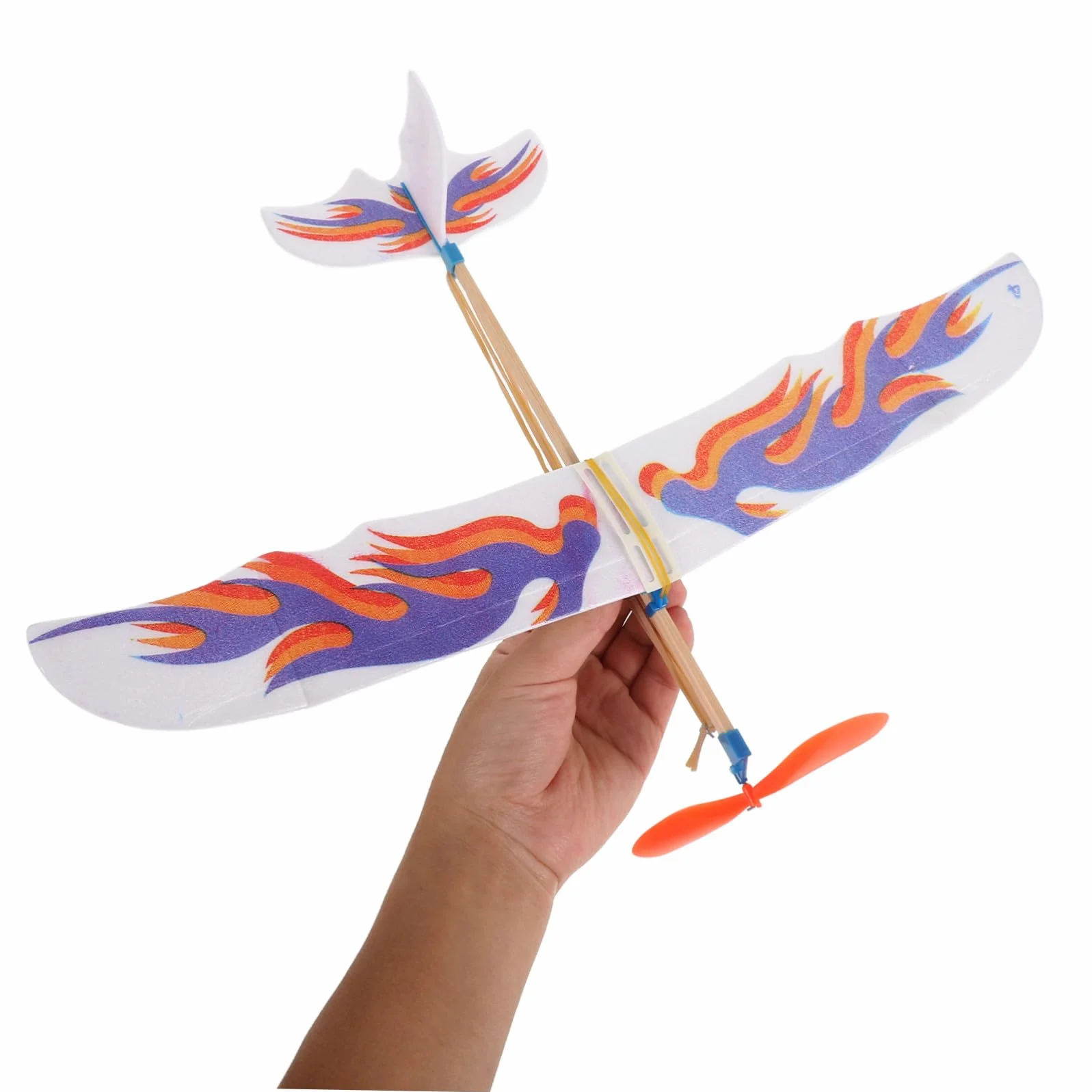 Maquettes Avions à Élastique à Monter Soi-même en Plastique 6pcs