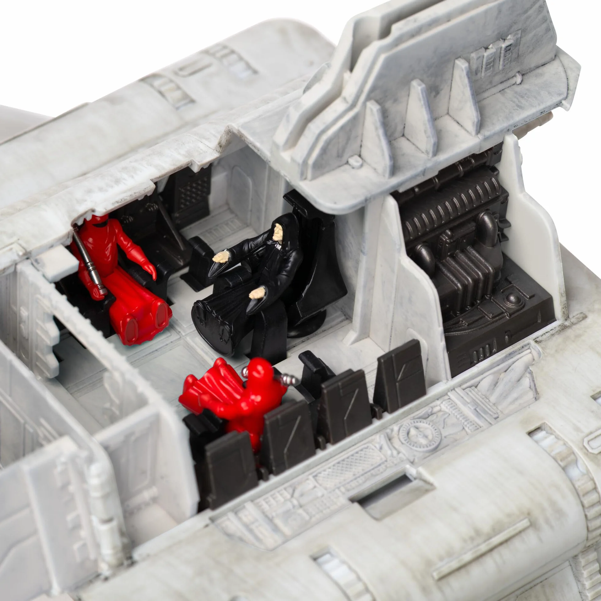 Star Wars Micro Galaxy Squadron Navette impériale 17,8 cm avec Trois Micro Figurines 2,5 cm