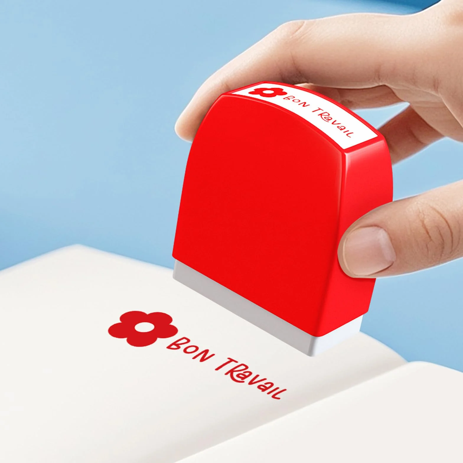 Lot De 5 Tampons Auto-Encreurs pour Professeurs De Français, Tampons De Motivation pour Élèves