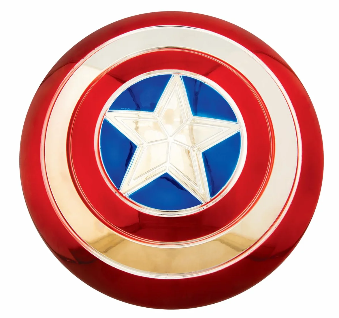 RUBIE'S AVENGERS Bouclier en plastique metallisé Captain America 30 cm
