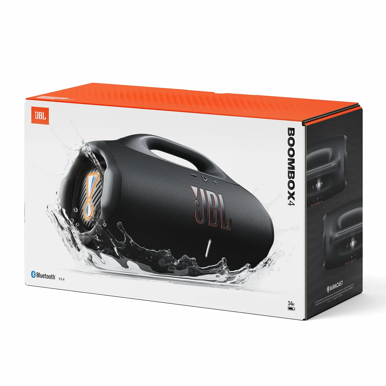 JBL Boombox 4 Enceinte Bluetooth Portable Son JBL Pro IP68 34h Autonomie Noir