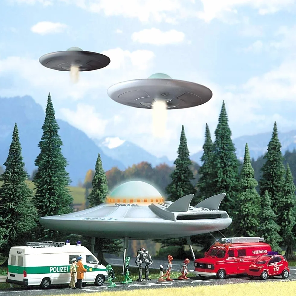 Busch Environnement BUE1010 Soucoupe Volante UFO Modélisme Ferroviaire