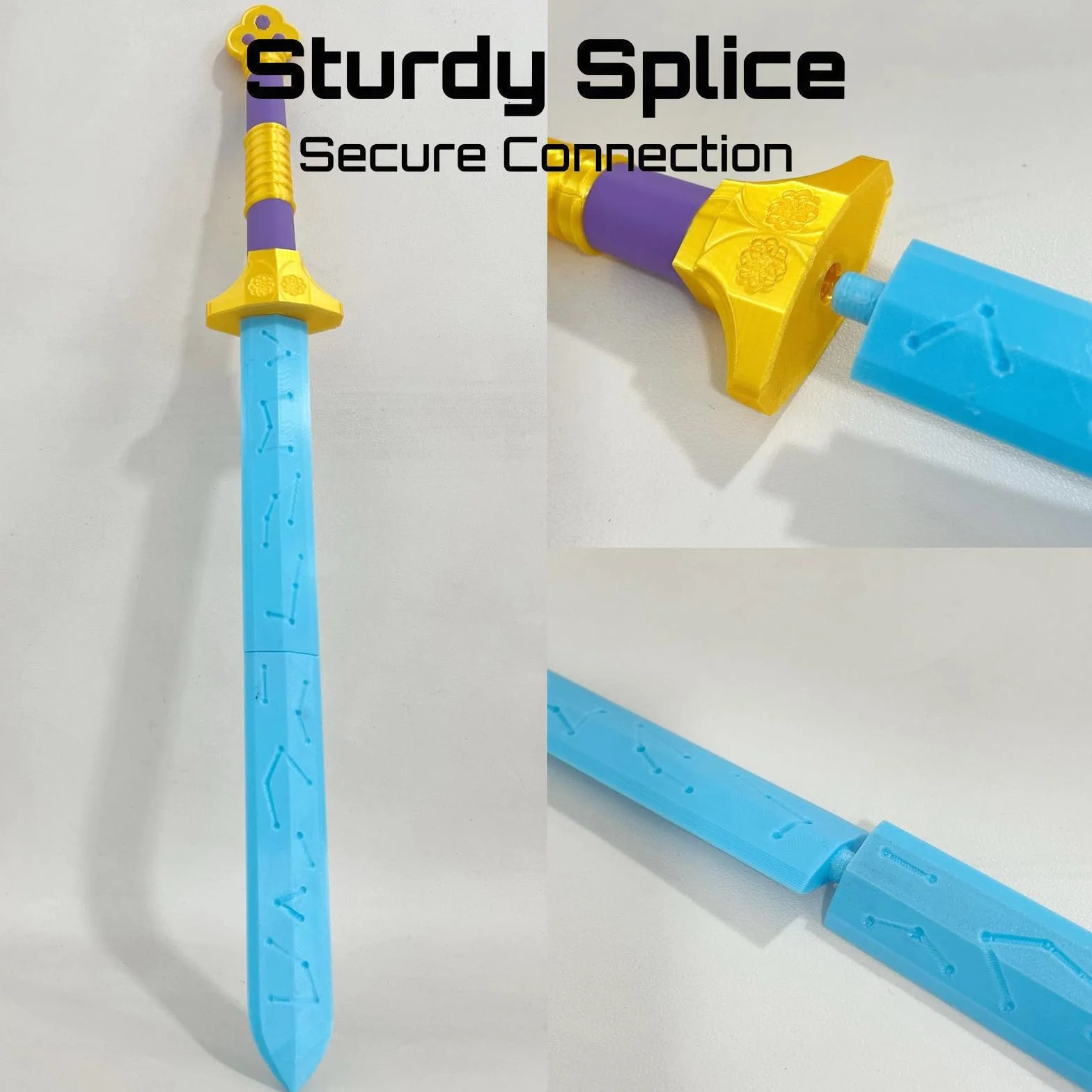 Anime Hunters Cosplay Epee R-umi Bleu