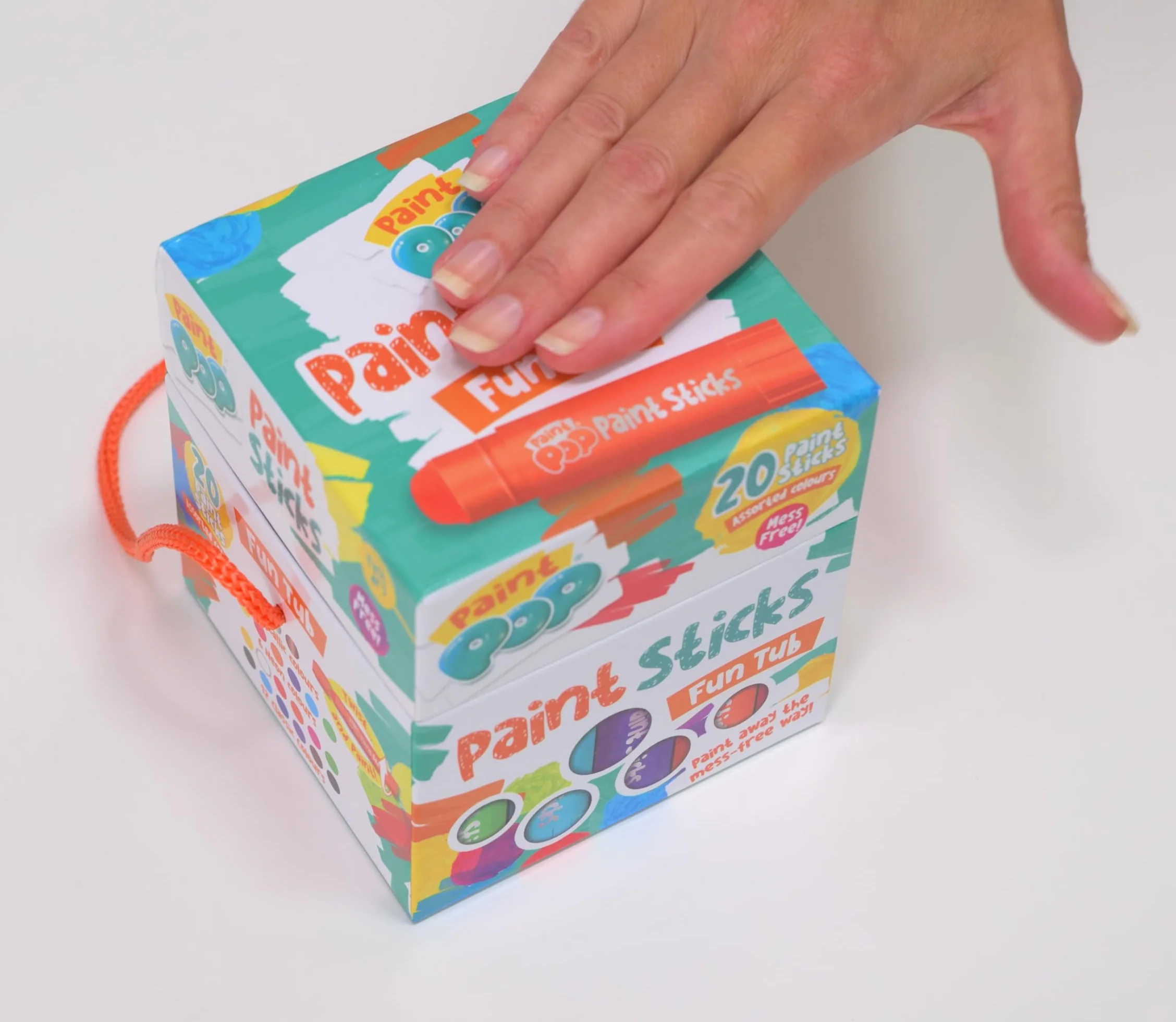 CRAZY POP Crayons Multisurfaces Boîte de 20 crayons Séchage rapide Ne tachent pas
