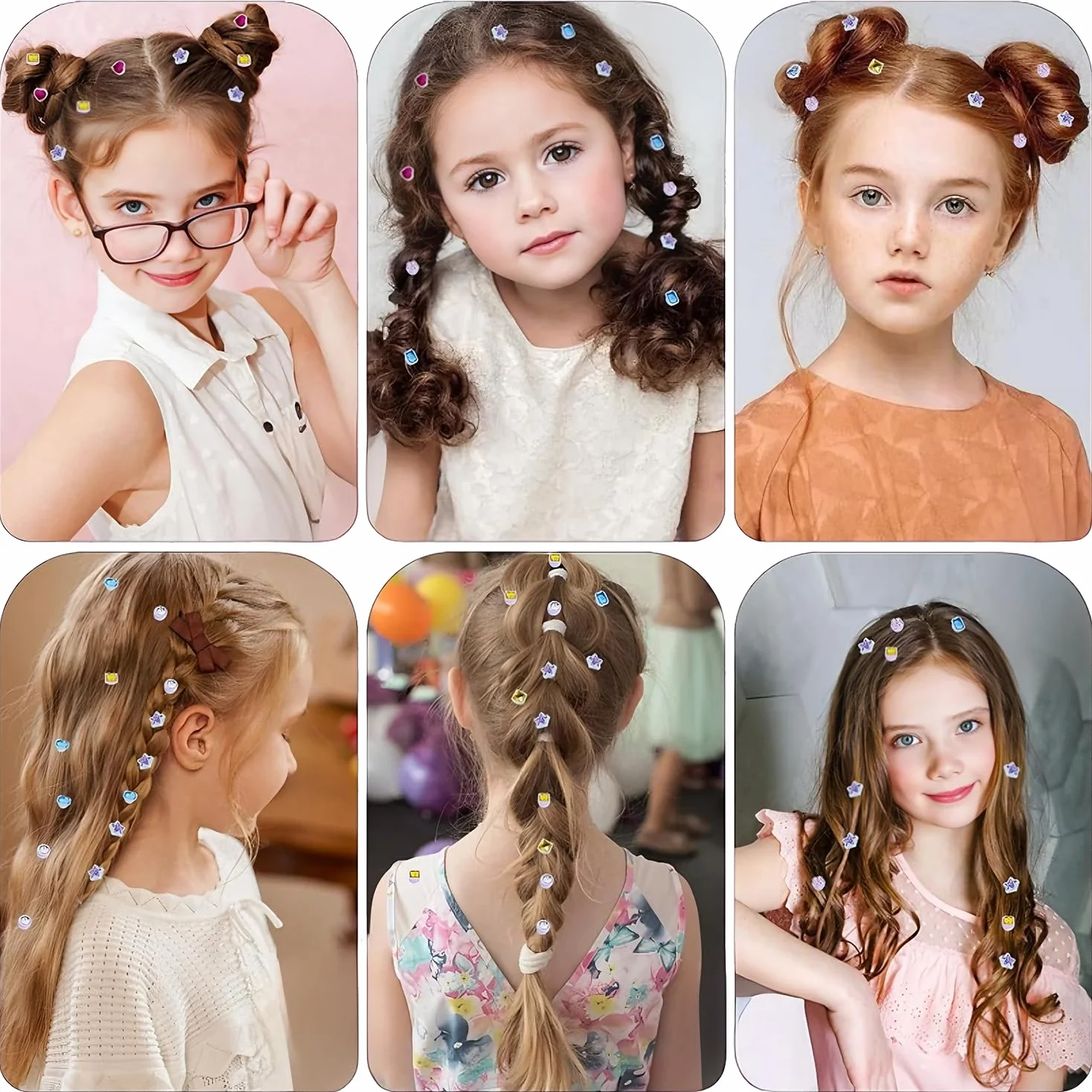 Kit de Strass Cheveux et Bracelet, Jouet Fille 5-12 Ans